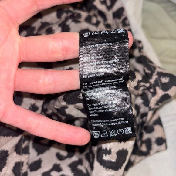 Masai Copenhagen Leopard Print Tunic Top – Size Small - Picture 9 of 10